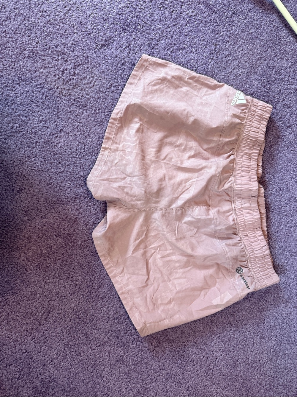 adidas Light Pink Women's Athletic Shorts